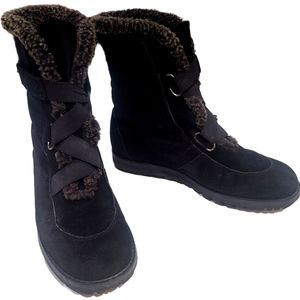 Stuart Weitzman Black Winter Boots